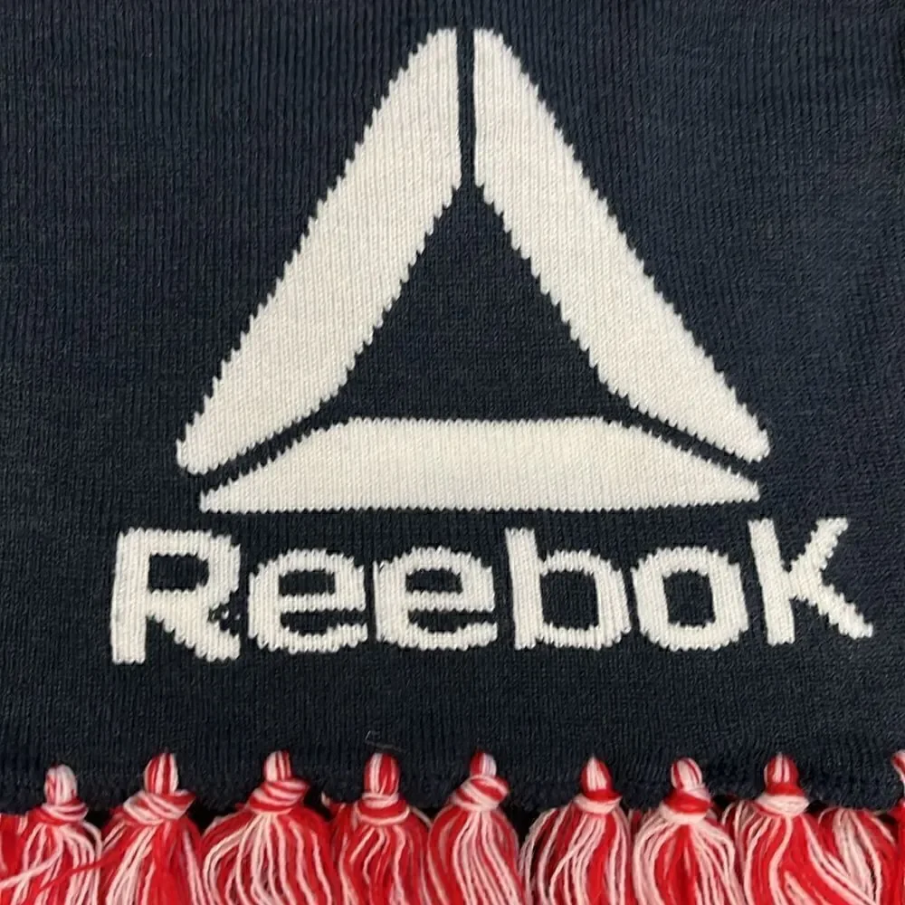 Reebok Navy Rally Scarf With Logo